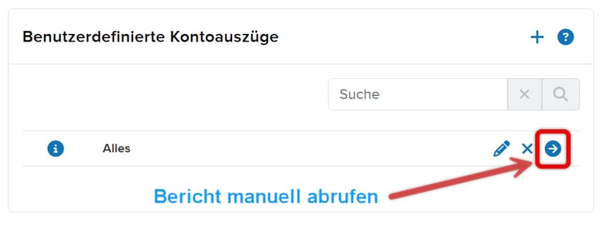 Bericht abrufen